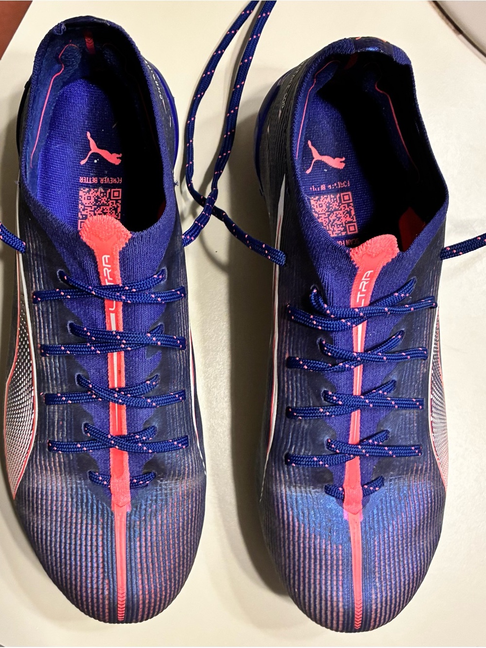 Puma Women’s Navy Blue & Pink Soccer Cleats